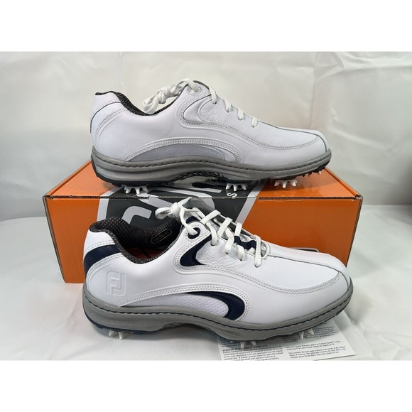 Footjoy‎ Men’s Contour Golf Shoes Sz 8.5 Waterproof Leather Lightweight READ - Picture 2 of 9
